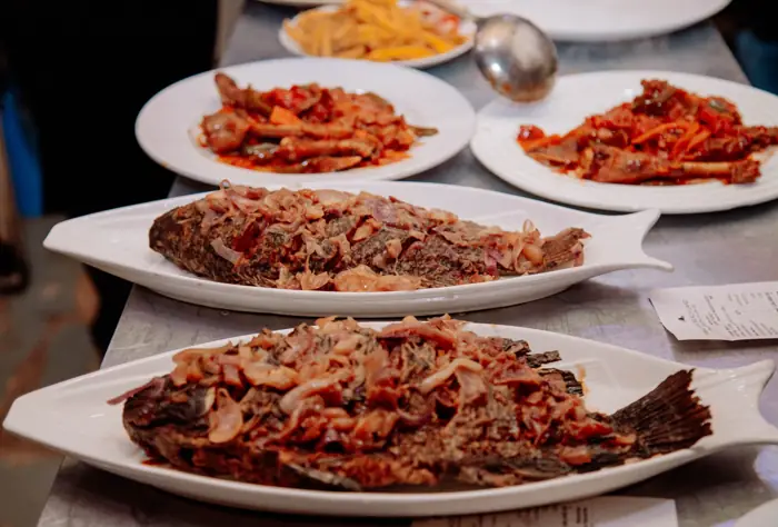 Food at Kwatunza Beach Land