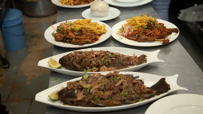 Food at Kwatunza Beach Land